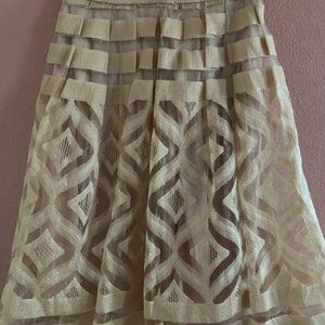 Beautifully Ornate Satin and Lace Skirt!!